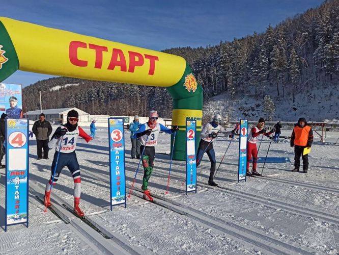 Сотрудники СОБР успешно выступили на чемпионате Алтайского края по лыжным гонкам