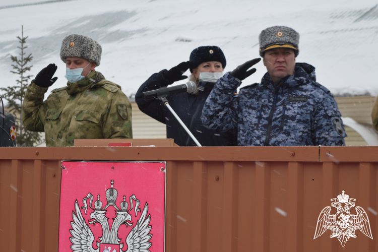 Новобранцы Росгвардии приняли присягу 