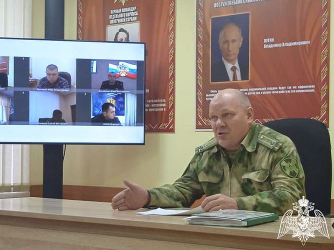Офицеры Росгвардии приняли участие в учебно-методических занятиях