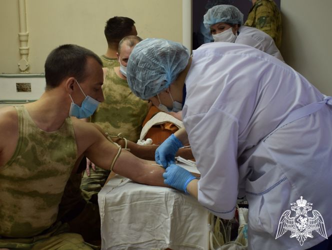 Росгвардейцы поддержали акцию донорской помощи 