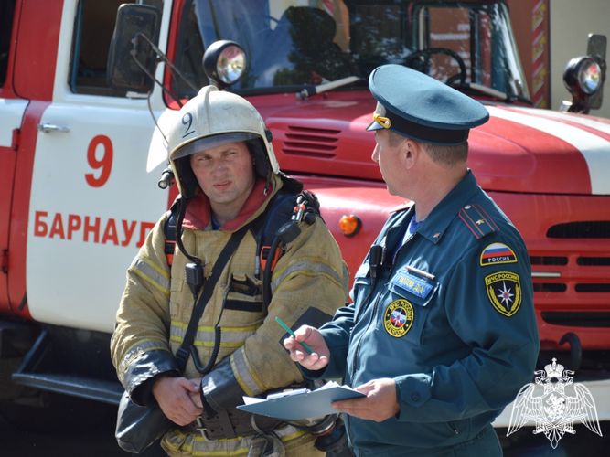 В региональном управлении Росгвардии прошла тренировка по ликвидации пожара