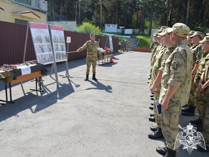 Росгвардейцы приступили к летнему периоду обучения