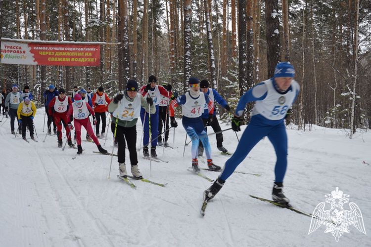 В Барнауле завершился чемпионат Росгвардии по лыжным гонкам