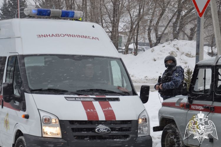 Росгвардия приняла участие в межведомственной антитеррористической тренировке