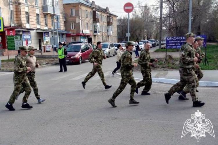 Рубцовские росгвардейцы приняли участие в «Кольце Победы»