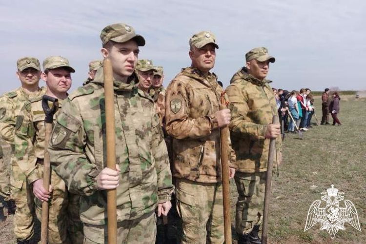 Росгвардейцы приняли участие в акции «Лес Победы»