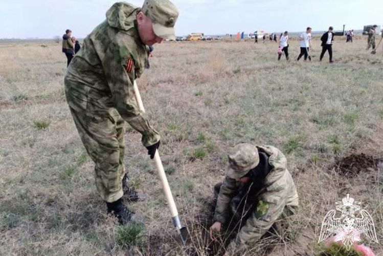 Росгвардейцы приняли участие в акции «Лес Победы»