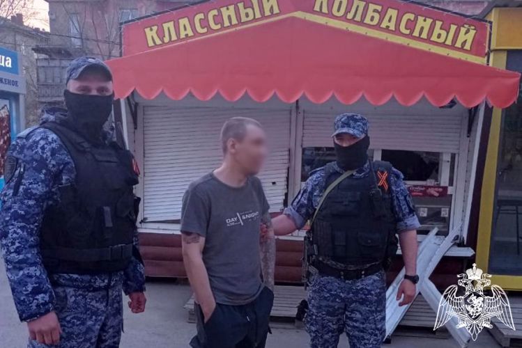 Патруль Росгвардии оперативно задержал подозреваемого
