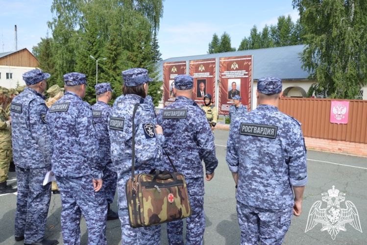 В управлении Росгвардии прошла межведомственная противопожарная тренировка