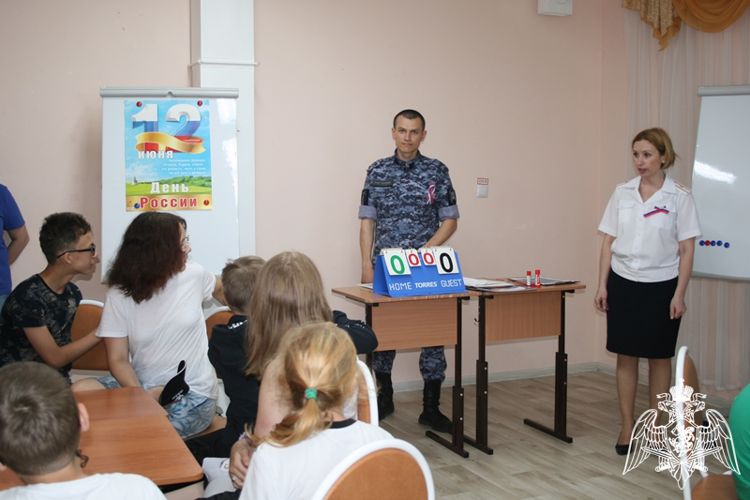 Росгвардейцы  провели тематическую викторину для подростков