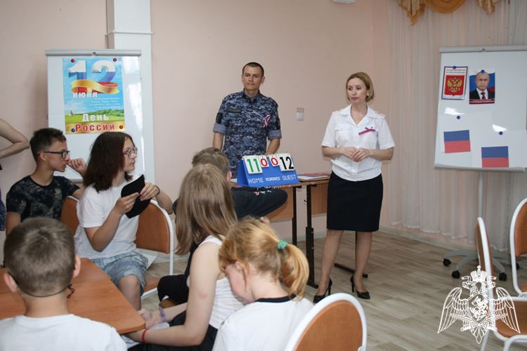 Росгвардейцы  провели тематическую викторину для подростков
