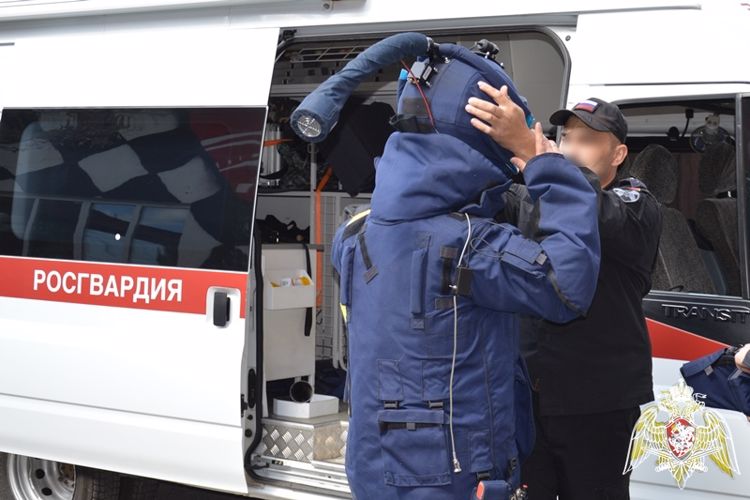 Росгвардия приняла участие в антитеррористической тренировке