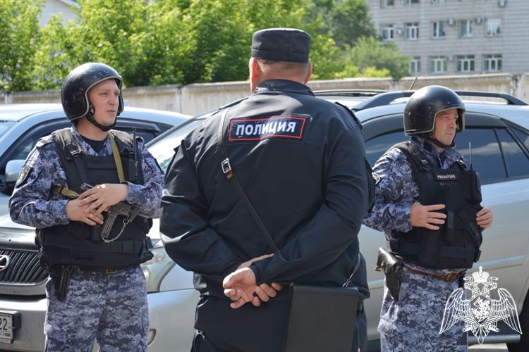 Росгвардия приняла участие в антитеррористической тренировке