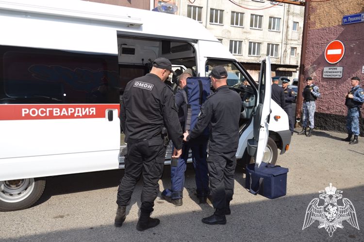 Росгвардия приняла участие в антитеррористической тренировке