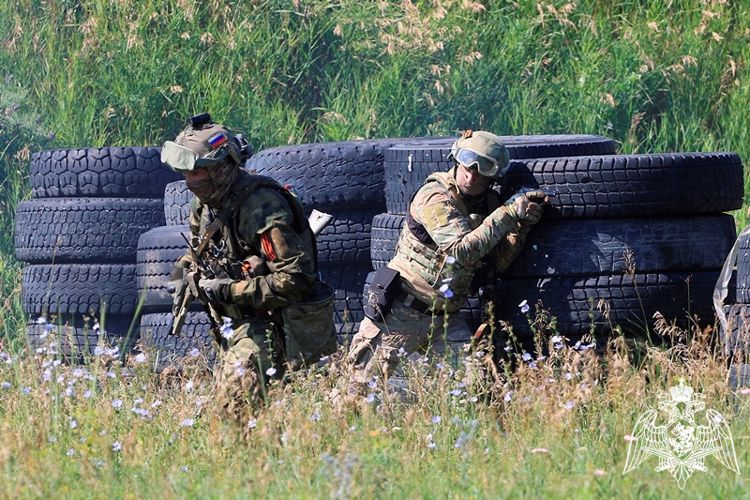 Спецназ Росгвардии провел занятия на ведомственном полигоне