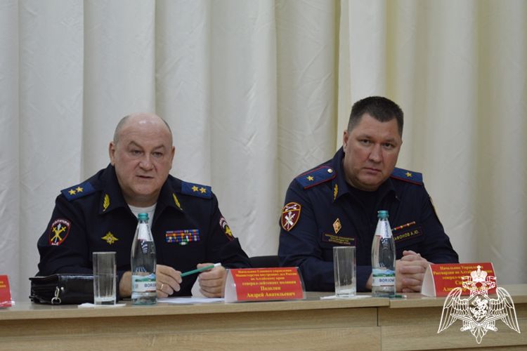 В управлении Росгвардии прошло заседание краевого совета ветеранов