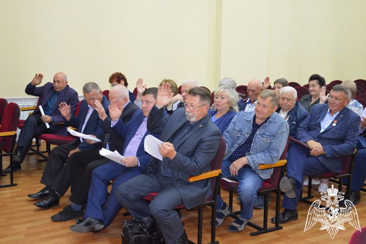 В управлении Росгвардии прошло заседание краевого совета ветеранов