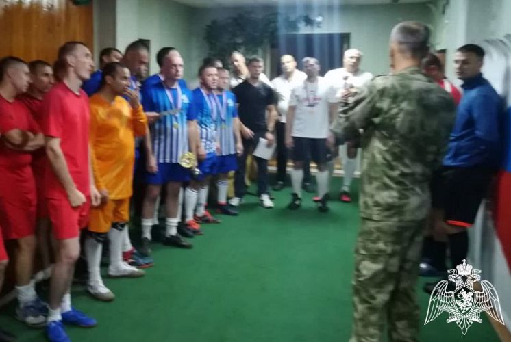 Кубок чемпионата СибО по мини-футболу завоевала алтайская команда Росгвардии
