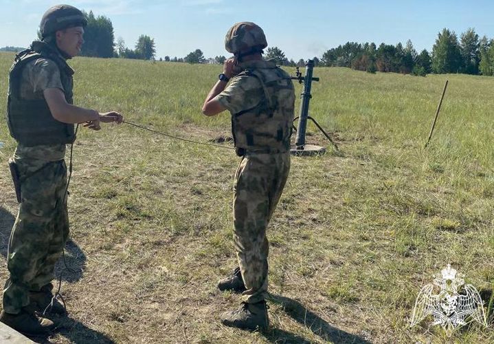 Конкурс профессионального мастерства офицеров артиллерии Росгвардии завершился в Сибири