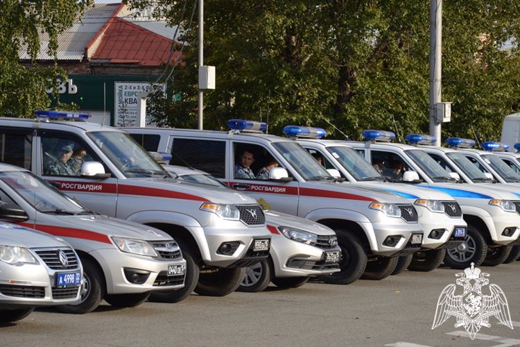 Росгвардия приняла участие в общегарнизонном смотре патрульных нарядов