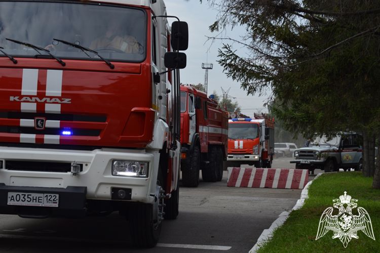 Росгвардия приняла участие в межведомственных противопожарных учениях
