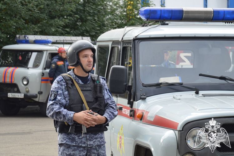 Росгвардия приняла участие в межведомственных противопожарных учениях