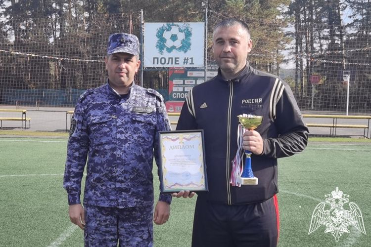 Росгвардия провела ведомственный футбольный турнир