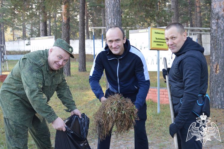Росгвардия присоединилась к всероссийской экологической акции