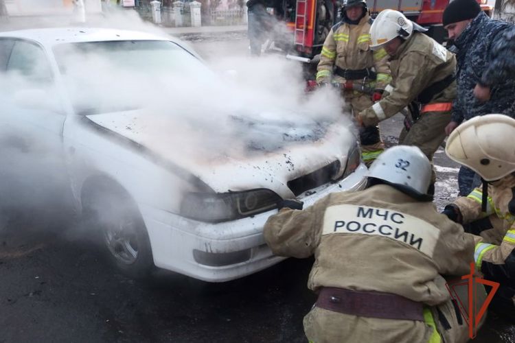 Патруль Росгвардии помог оперативно ликвидировать пожар