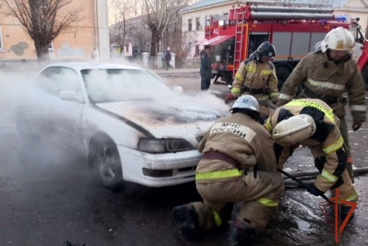 Патруль Росгвардии помог оперативно ликвидировать пожар