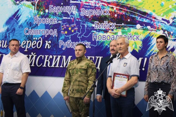 В Рубцовске прошли соревнования в память о военнослужащих Росгвардии