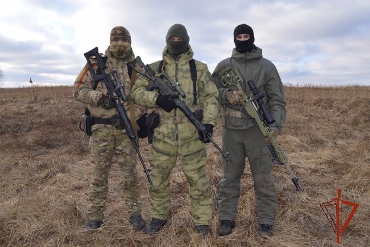 В Алтайском крае завершились учебные сборы снайперов Росгвардии