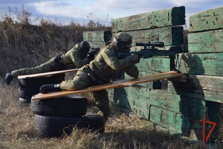 В Алтайском крае завершились учебные сборы снайперов Росгвардии