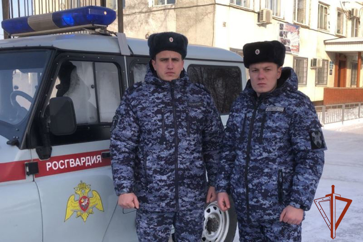 Патруль Росгвардии оказал помощь в ликвидации пожара