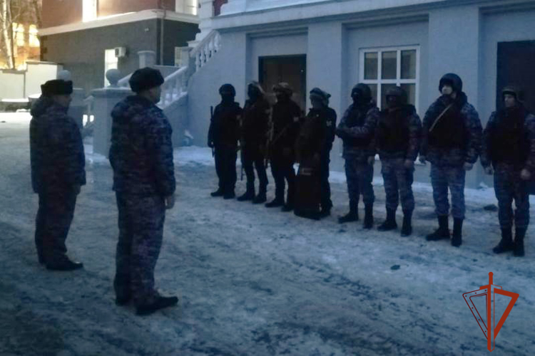 Росгвардия приняла участие в межведомственной антитеррористической тренировке