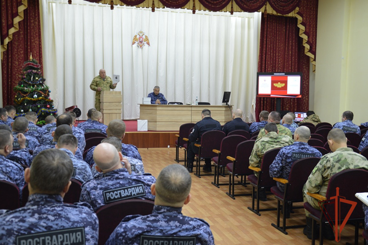 В управлении Росгвардии проходит сбор руководящего состава