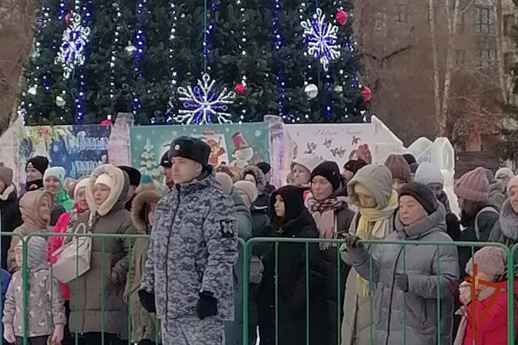 Правопорядок и общественную безопасность в новогоднюю ночь обеспечили подразделения региональной Росгвардии 