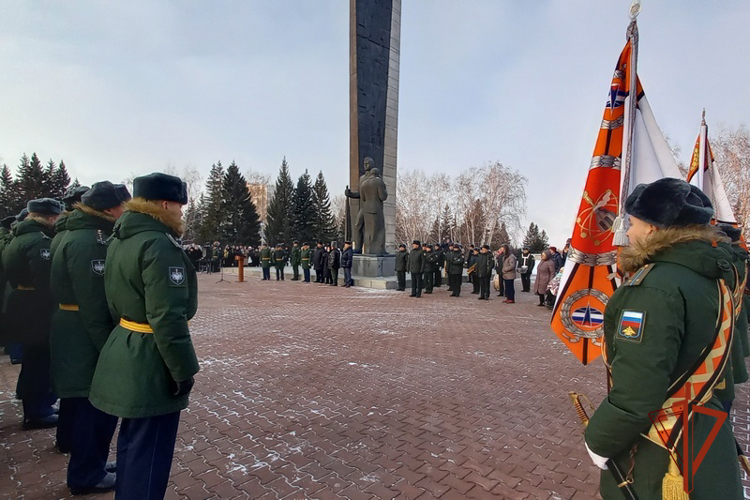 Росгвардейцы стали участниками торжественного воинского ритуала