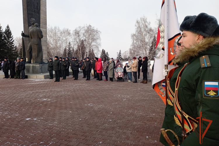 Росгвардейцы стали участниками торжественного воинского ритуала