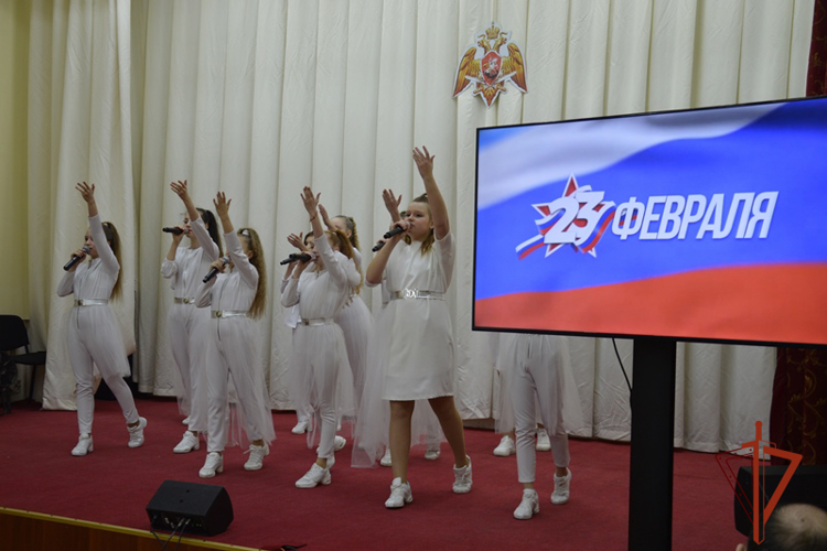 В подразделениях Росгвардии прошли мероприятия, посвященные Дню защитника Отечества