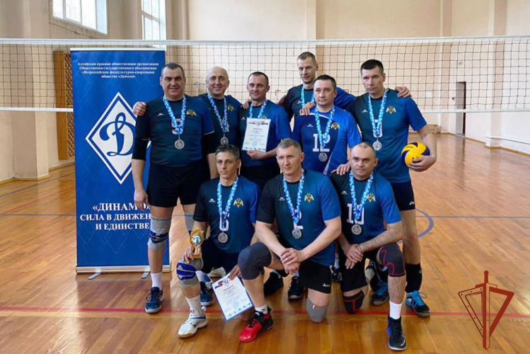 «Серебро» волейбольного турнира завоевали спортсмены Росгвардии