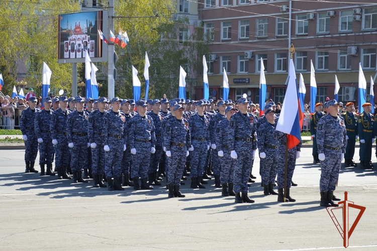 Подразделения Росгвардии участвуют в торжествах в честь Дня Победы
