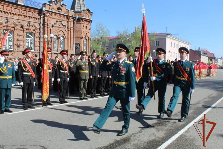 Подразделения Росгвардии участвуют в торжествах в честь Дня Победы