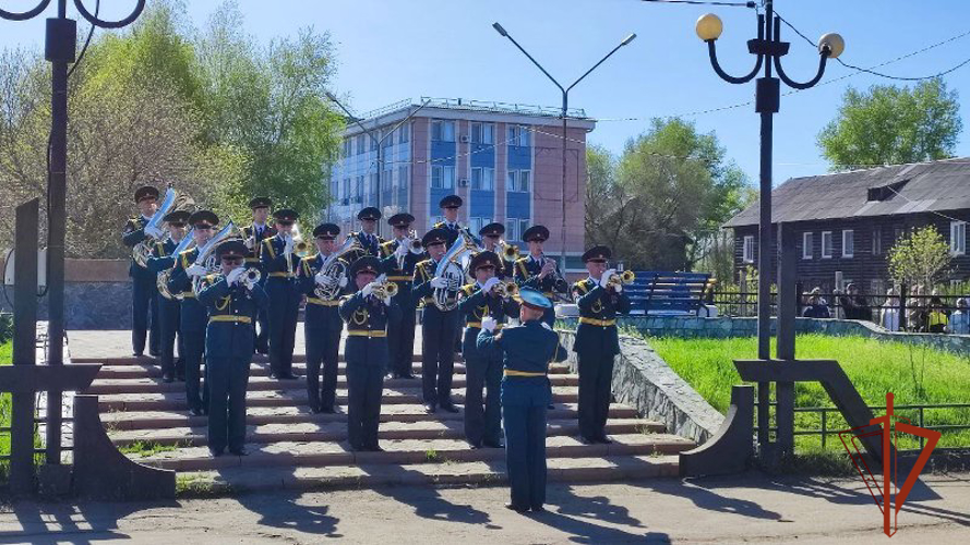 Подразделения Росгвардии участвуют в торжествах в честь Дня Победы