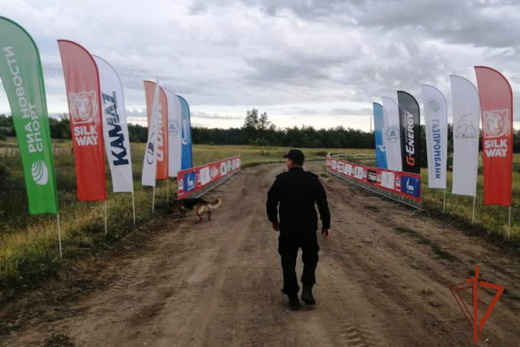Росгвардейцы при взаимодействии с правоохранителями региона обеспечили безопасность ралли «Шелковый путь»