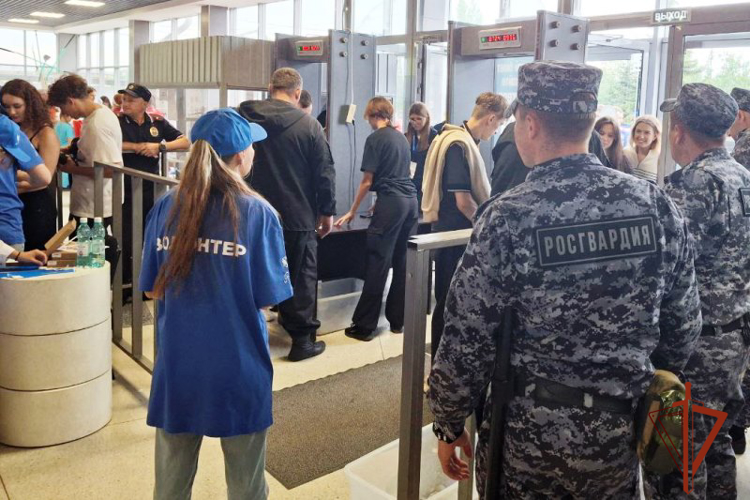 Охрану общественного порядка на  открытии всероссийской Спартакиады учащихся обеспечили подразделения Росгвардии