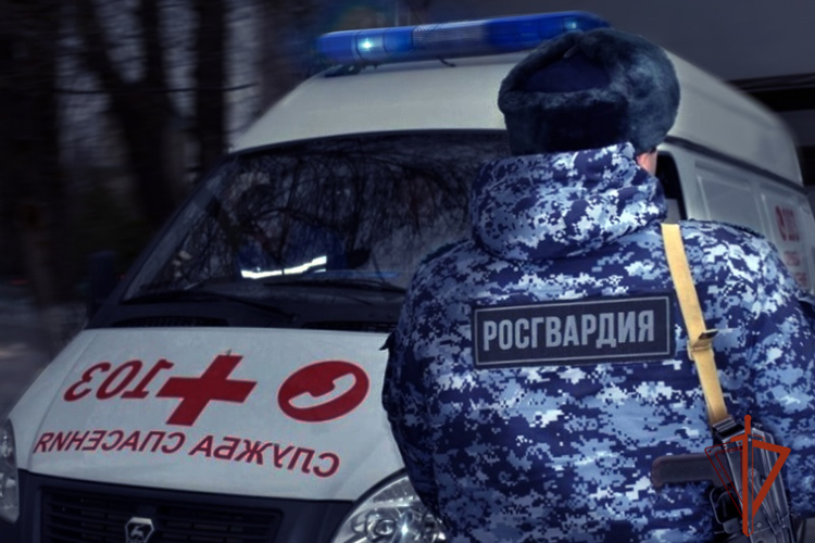 Патруль Росгвардии помог врачам скорой помощи, которые столкнулись с агрессивным пациентом