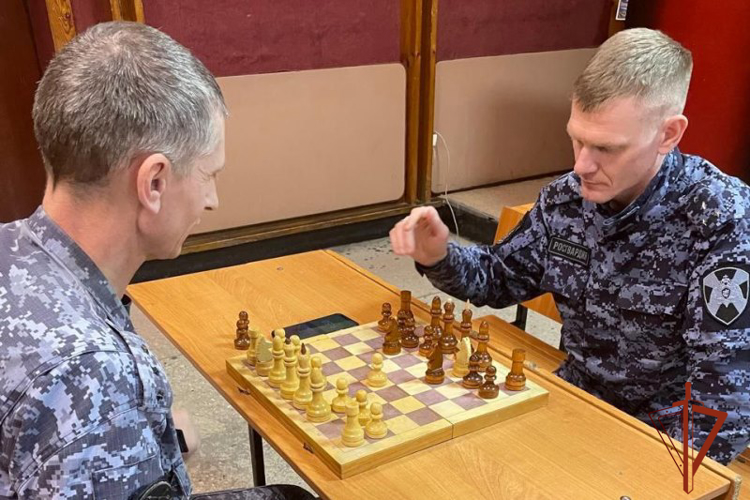 В Управлении Росгвардии подвели итоги шахматного турнира среди военнослужащих и сотрудников, посвященного защитникам Отечества