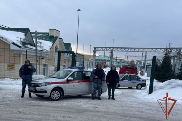 Росгвардия приняла участие в пожарно-тактических учениях
