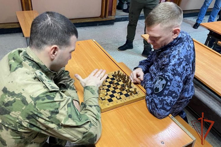 В Управлении Росгвардии подвели итоги шахматного турнира среди военнослужащих и сотрудников, посвященного защитникам Отечества